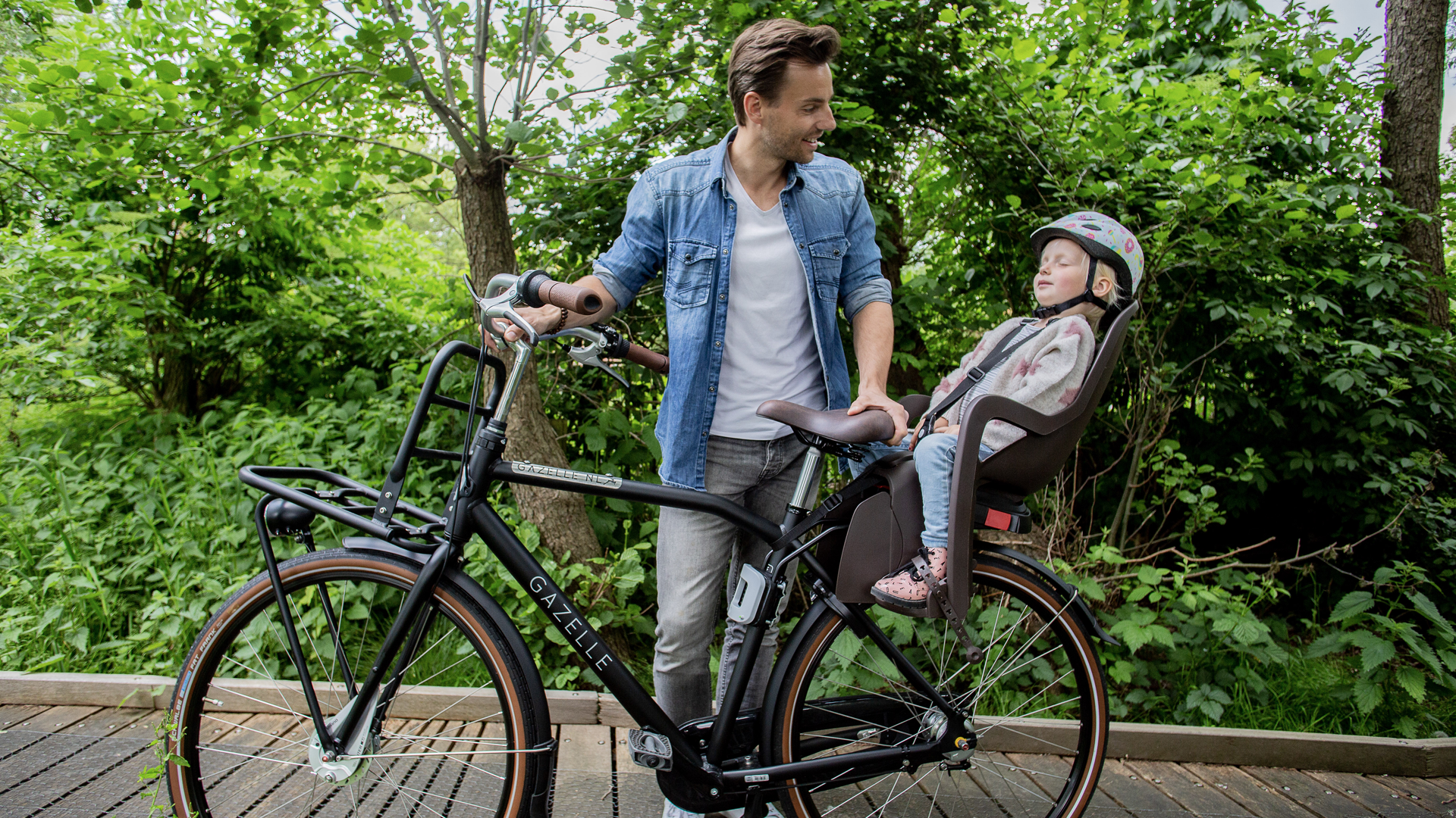 toddler bike carrier