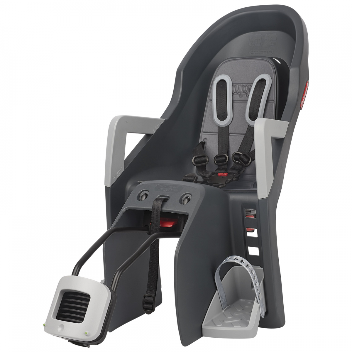 Maladroit noedels Bank Guppy Maxi RS Plus - Rear Reclining Child Seat for Bikes - Polisport -  8637700020_Dark Grey/Silver | Polisport
