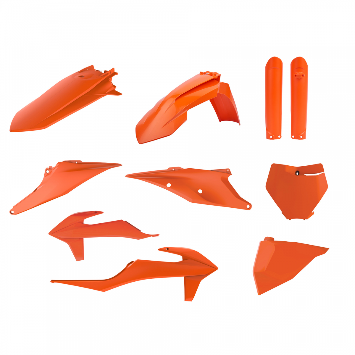 Polisport Kit Plastica Restyling Per KTM SX/SX-F/XC/XC-F 19-20 - Colore Grigio, One Size - 2