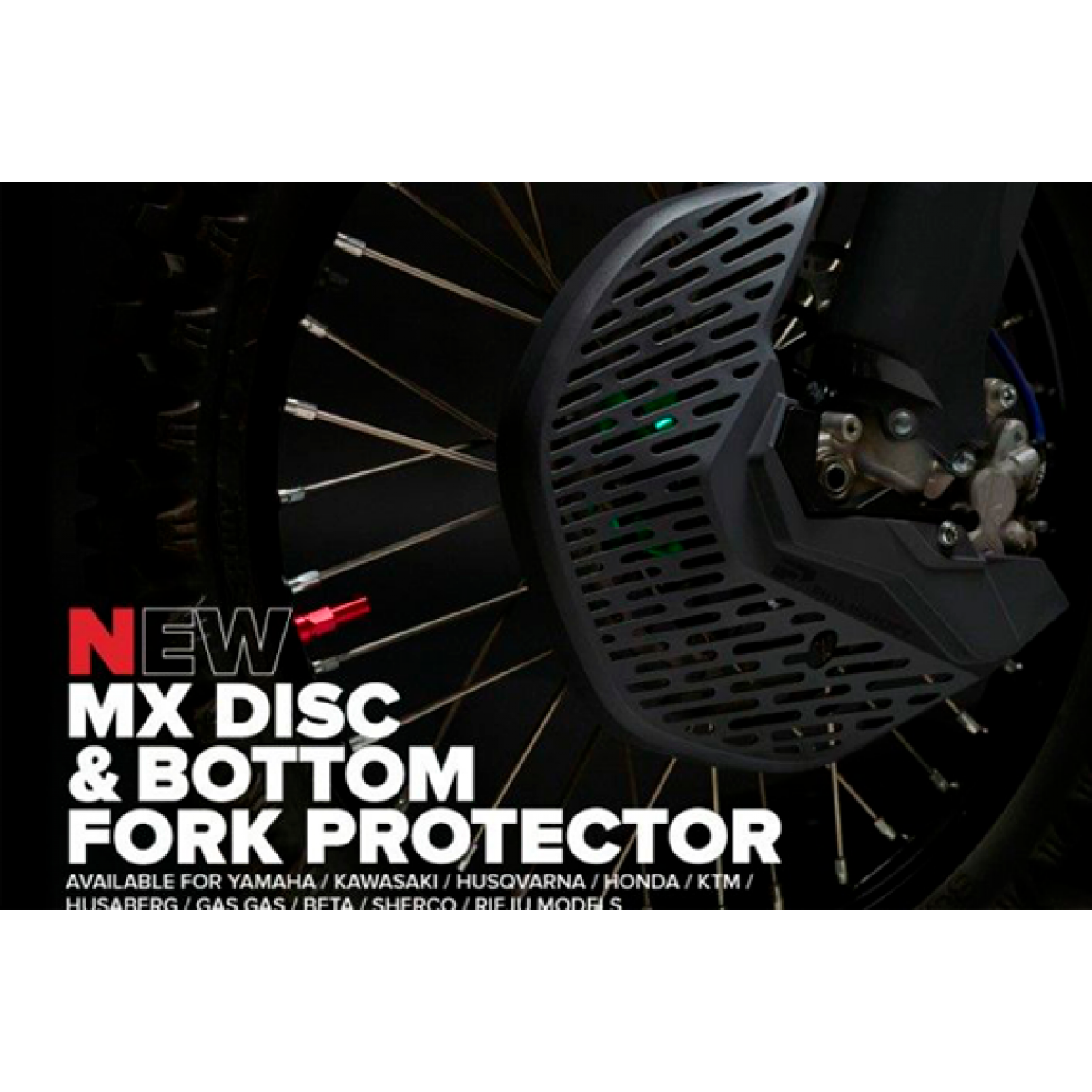 NEW MX DISC AND BOTTOM FORK PROTECTION