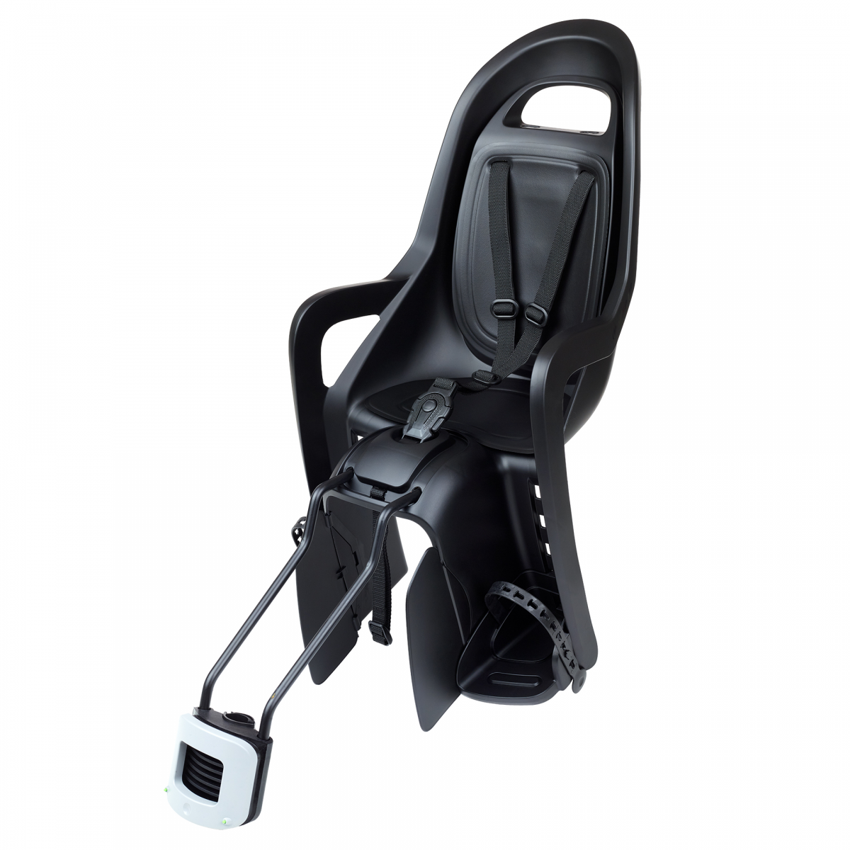 Polisport Groovy Maxi FF Child Bike Seat For Frame - Black/dark Grey - View #11