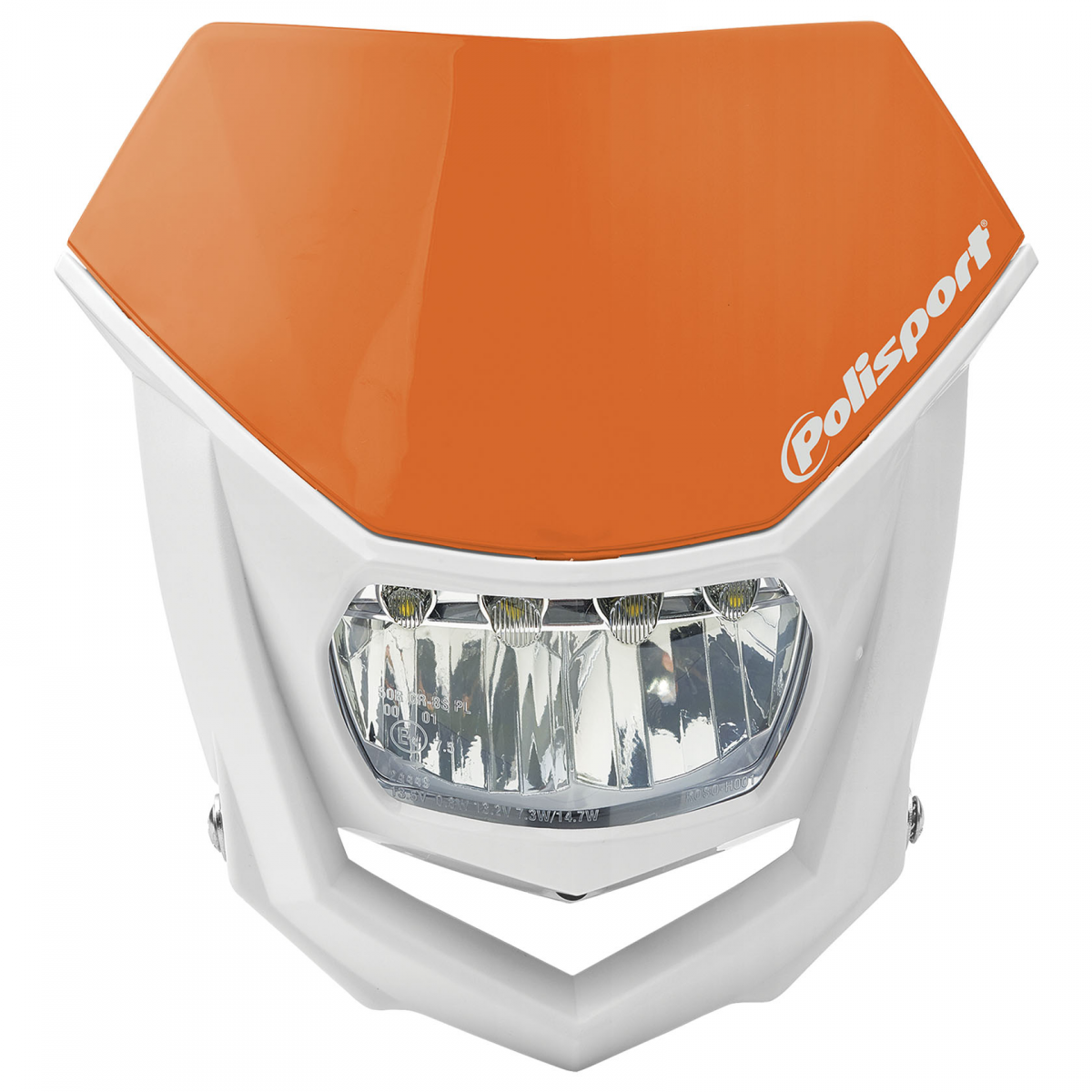 Halo Led - Headlight for Off-Road and Enduro Bikes - Polisport -  8667100004_Orange KTM/White