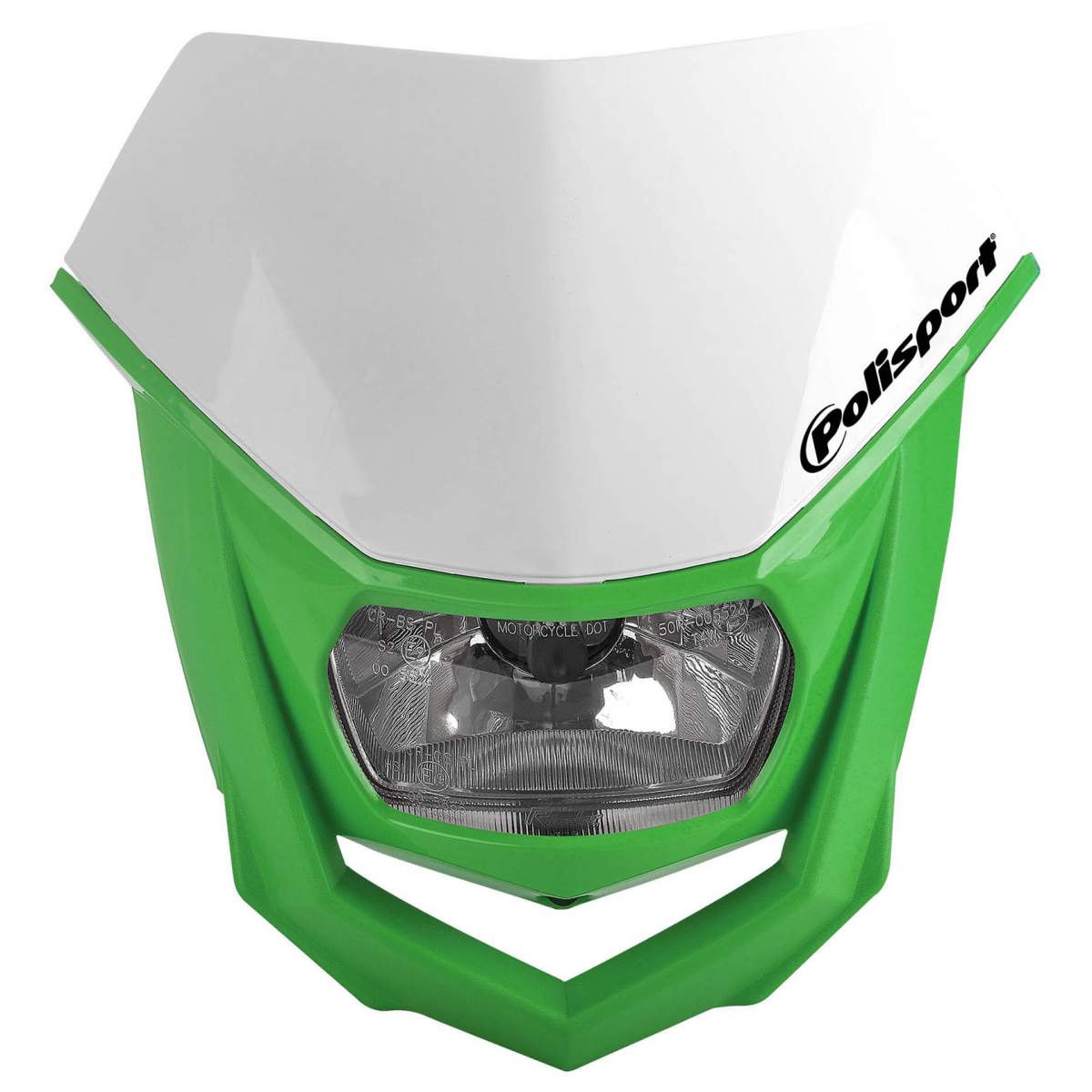 Halo - Headlight for Road Use - Polisport - 8657400041_White/Green