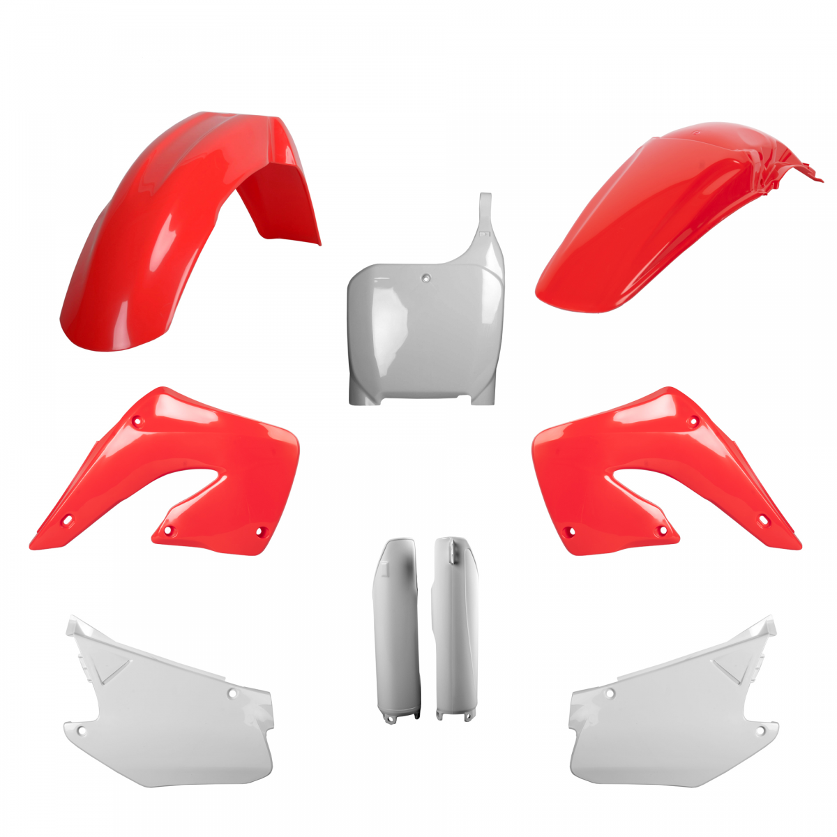 UFO 00_12 CR Red Rear Fender HO03663070 for 2000-01 Honda CR125R CR250R
