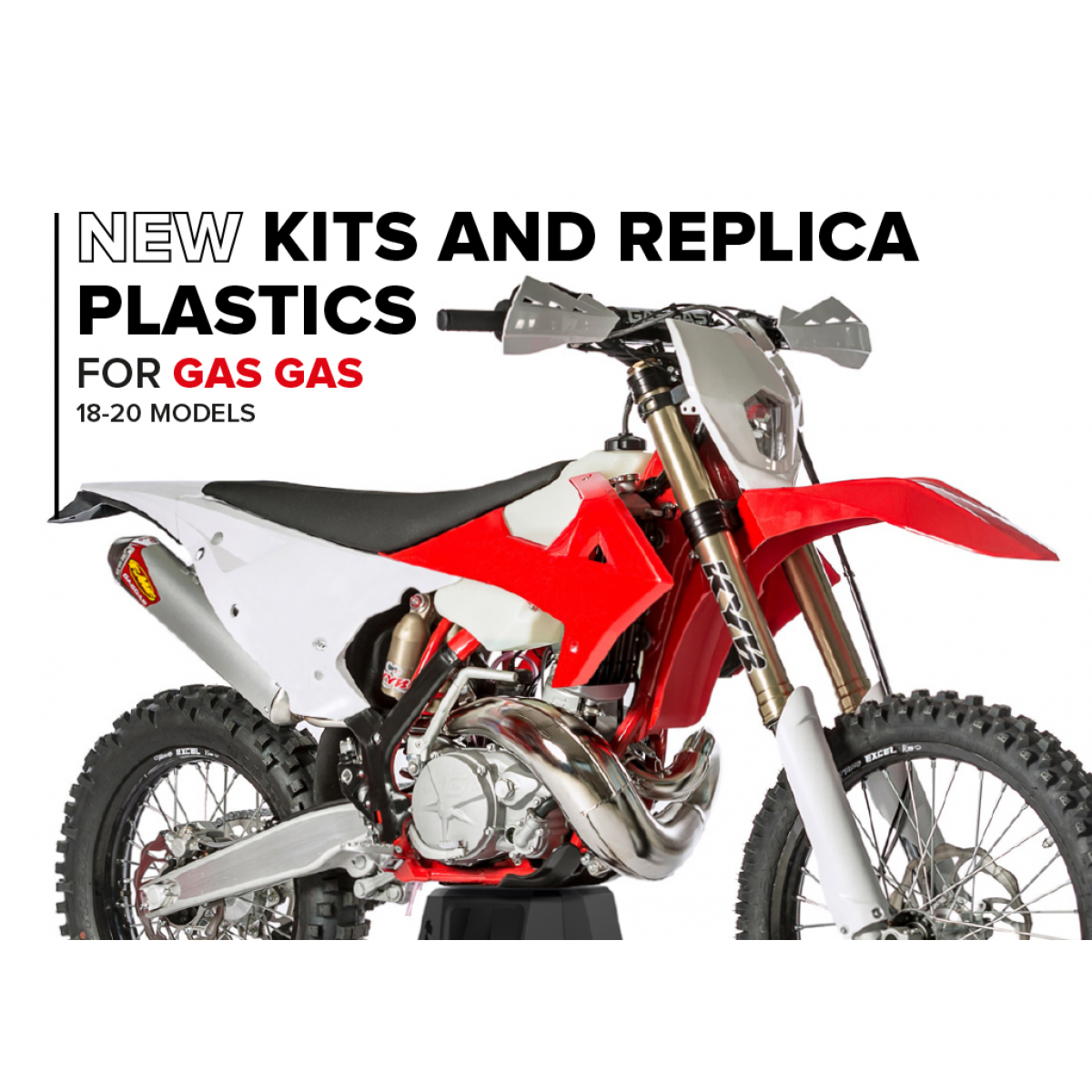 POLISPORT PLASTICHE PARAFANGO ANTERIORE ROSSO GAS GAS EC 250 2005-2006-2007