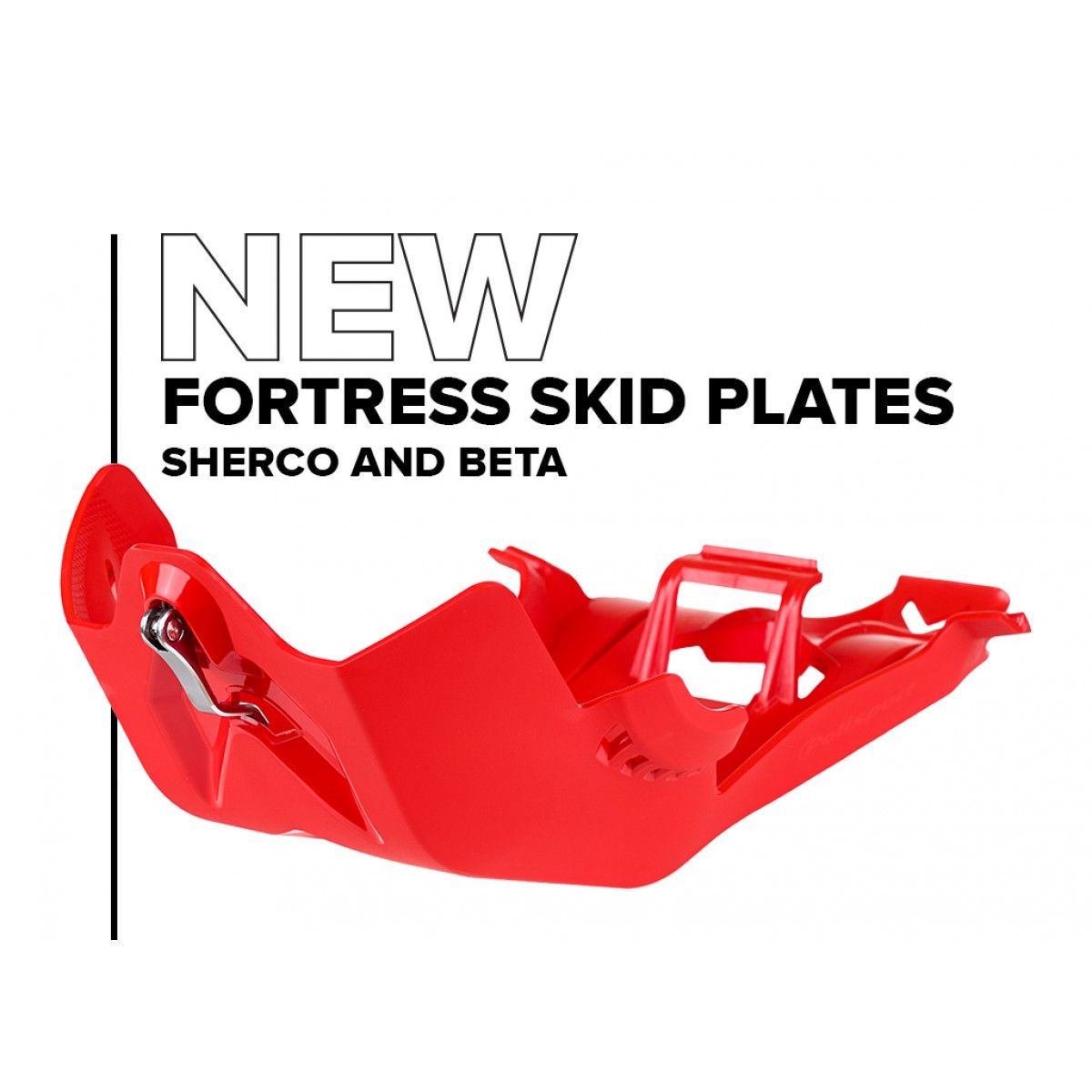 8469100006 Polisport Fortress Skid Plate With Linkage Protector 