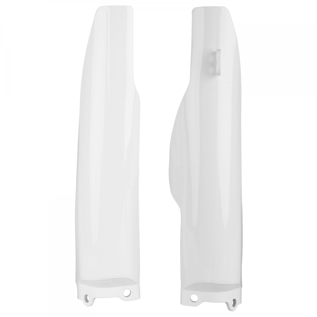 Polisport Fork Guards White For Kawasaki KX250 (2004-2007) & KX125 (2004-2005) – 8398000001